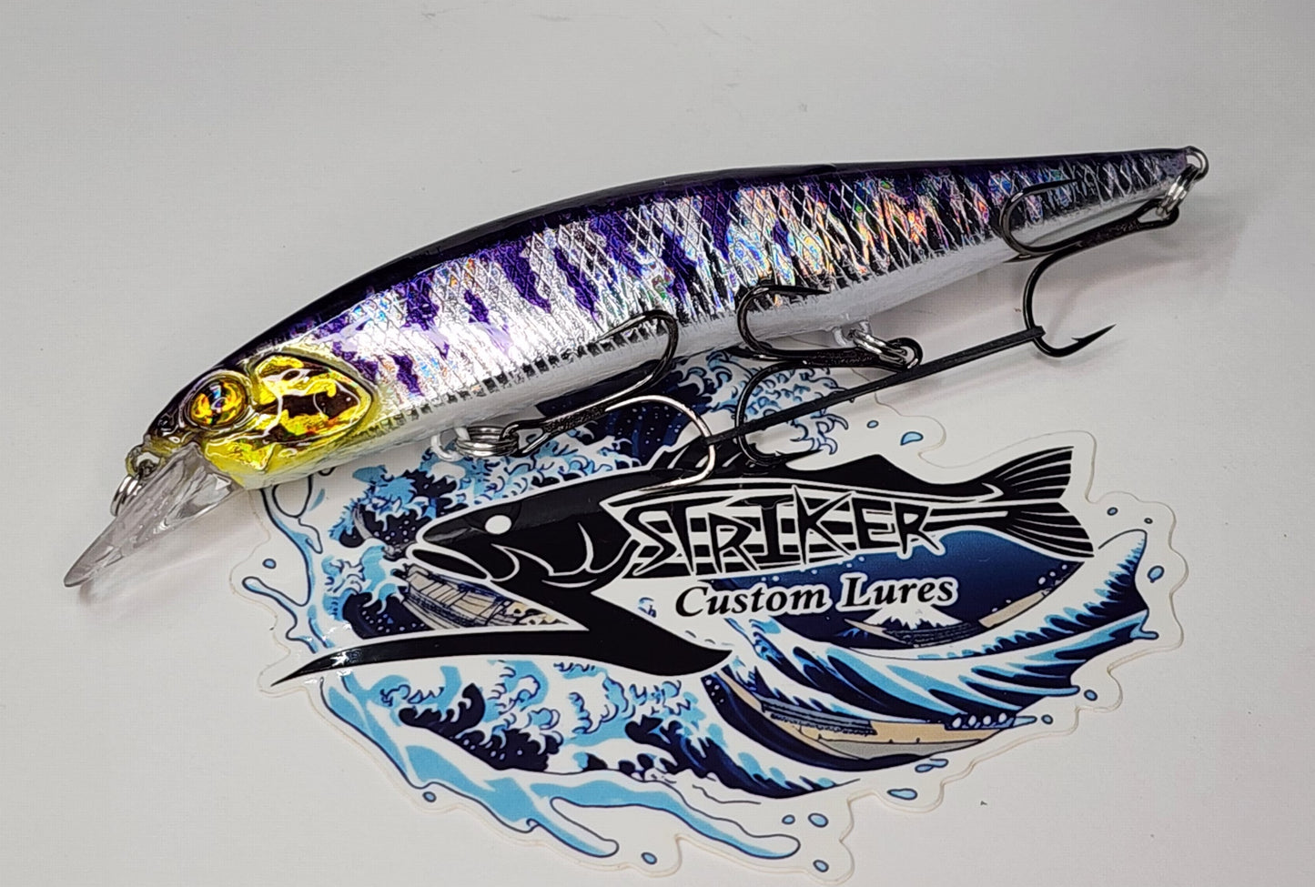 DR Jerkbait 120SP (Violet Tiger)